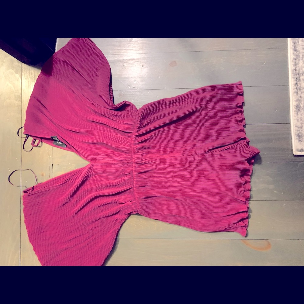 Burgundy romper